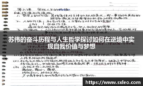 DG视讯苏伟的奋斗历程与人生哲学探讨如何在逆境中实现自我价值与梦想